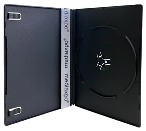 PREMIUM SLIM Black Single DVD Cases 7MM (100% New Material) Lot - Afbeelding 1 van 4