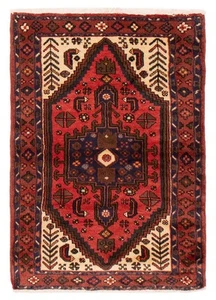 Traditional Vintage Hand-Knotted Carpet 3'4" x 4'8" Wool Area Rug - Picture 1 of 9