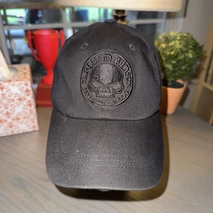 Harley Davidson Motocycles Willie G Skull Flexfit Baseball Hat Cap Size S/M - Picture 1 of 8