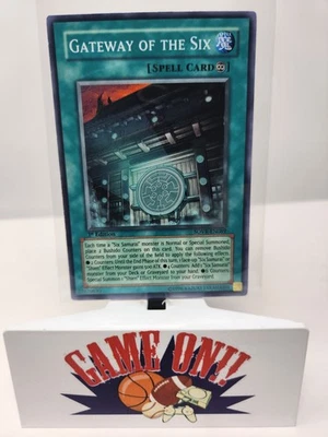 YuGiOh Gateway of the Six SOVR-EN089 1st Edition Super Rare LP - Image 1 of 2