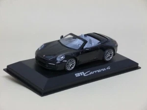 PORSCHE 911 (992) CARRERA 4 CABRiOLET 2019 NERA MiNiCHAMPS 1/43 (NO SPARK NOREV) - Foto 1 di 3
