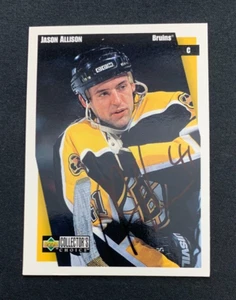JASON ALLISON BRUINS AUTOGRAPH AUTO 97-98 UD COLLECTORS CHOICE #16 *11769 - Picture 1 of 1
