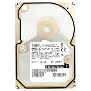 Festplatte IBM DDYS-T36950 SCSI 80-PIN 07N3230 36,7GB 3.5'' Zoll - Picture 1 of 5