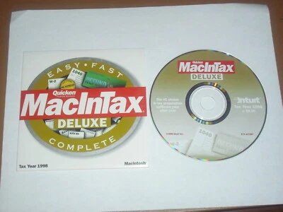 Año fiscal Quicken MacInTax 1998 para Mac OS 7,6 a 9,x  Foto 1 de 2
