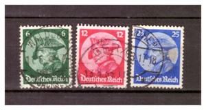 Deutsches Reich 1935 Eröffnungssitzung Reichstag Potsdam Mi.479-481 gest. - Bild 1 von 1