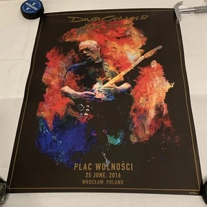 David Gilmour Voice Of Pink Floyd Poster World Tour 25. Juni 2016 Limited F32 - Bild 1 von 20
