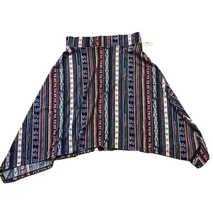 NEW NWT Maurice's LRG L Women’s Asymmetrical Skirt w/Longer Sides Geo Print 1729 - Picture 1 of 7