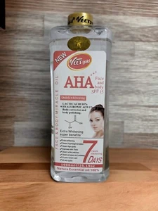 Veet Gold Aha Whitening Face and Body Oil Spf 15. 1000ml - Picture 1 of 3