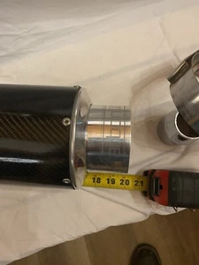 20in” Carbon Fiber Exhaust W/ Removable Silencer - Picture 1 of 13