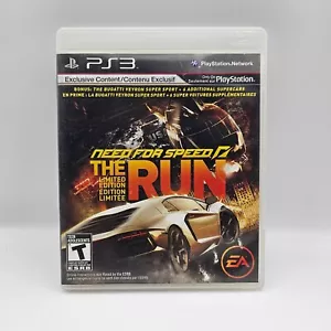 Need for Speed The Run Limited Edition (Sony PlayStation 3, 2011) Disc & Case - Picture 1 of 3