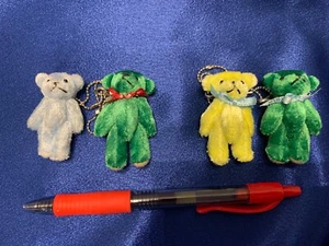 New from Japan~Choose A Set of Two Teddy Bear Key chains w/claw clasp-ship free - Picture 1 of 3