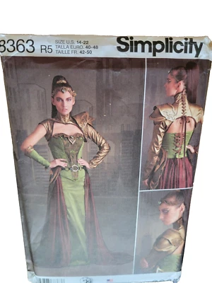 Simplicity Sewing Pattern #8363 Misses Ladies HALLOWEEN Costume Size 14-22 - Image 1 of 4
