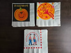 Servilletas de colección Hallmark Artfaire que Waldo & Wenda calabaza trompeta paquetes abiertos - Imagen 1 de 10