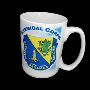 US Army Chemical Corps Crest Ceramic Coffee Mug Cup - Picture 1 of 3