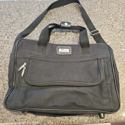 Skyway Negro 16” Nylon Equipaje de Hombro Bolsa de Viaje Clásica Usada en Excelente Condición Foto 1 de 4