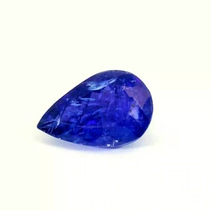 7.00 carat-NATURAL TANZANITE PURPLE BLUE PEAR CUT 14X9 MM LOOSE GEMSTONES - Picture 1 of 10