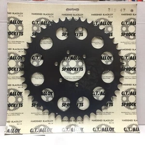 Yamaha XT 250 1980-1983 Rear Sprocket Hardened Aluminum Blackloy 47 Tooth - Picture 1 of 2