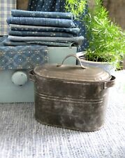 Early Antique Tin Laundry Wash Boiler Child's Toy