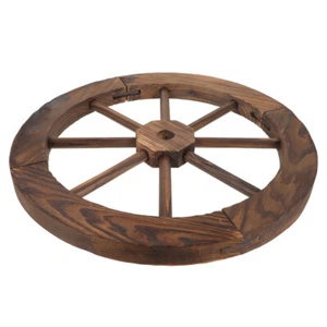 Home Artigianato in legno Decorazione ruota di carro Ruota di legno vintage - Picture 1 of 12
