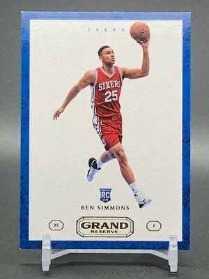 2016-17 Panini Grand Reserve Rookie #1 BEN SIMMONS Philadelphia 76ers RC - Image 1 of 2
