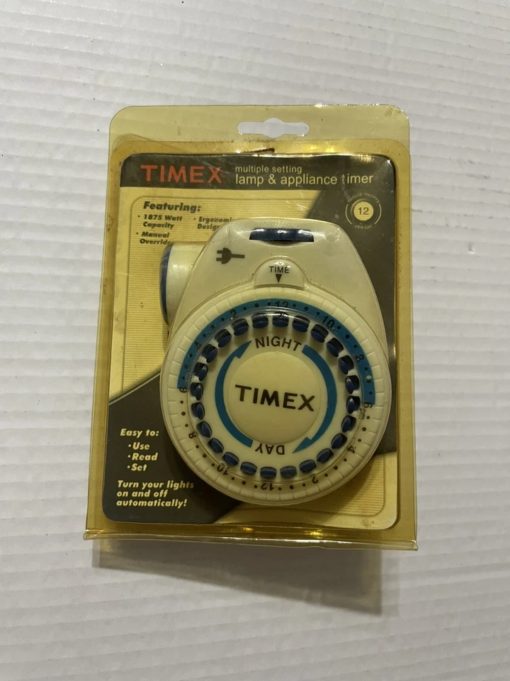 Timex Lámpara de ajuste múltiple y temporizador de electrodomésticos en paquete  Foto 1 de 4