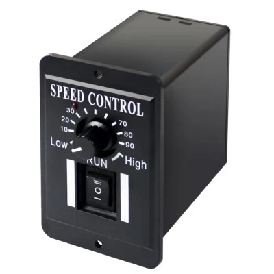 DC 10-60V 6A PWM DC Brush Motor Speed Controller Reversible Switch Dimmer 12/24V - Image 1 of 4