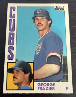 1984 Topps Traded - #39-T - George Frazier - Chicago Cubs - Image 1 of 2