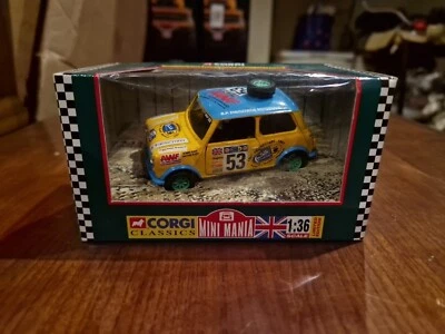 Corgi Classics 04421 Mini Mania Kenya Safari Rally Mini, Boxed Model. - Image 1 of 4