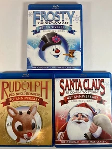 Christmas Classics Blu-ray Set Rankin Bass Rudolph Frosty Santa Claus LIKE NEW - Picture 1 of 5