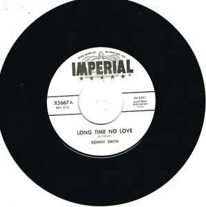RONNY SMITH - LONG TIME NO LOVE / LONG TIME NO LOVE (Alt) (New ROCKABILLY Repro) - Picture 1 of 1