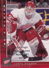 2001-02 BAP Memorabilia Chicago Sun Times Ruby #37 Chris Osgood