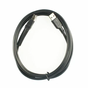 6FT 2M Coiled USB Cable for Zebra DS3608 DS3678 LI3608 LI3678 Scanner UK - Picture 1 of 1