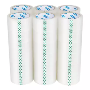 Packband 36 Rollen transparent 2 Zoll breit 60 Yards für Versand Umzug Versiegelung - Bild 1 von 11
