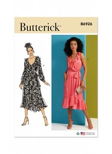 Vestido y faja Butterick PATRÓN DE COSTURA B6926 Misses tallas 4-12 o 12-20 - Imagen 1 de 6