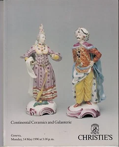 CATALOGUE DE VENTES CHRISTIE'S  "CONTINENTAL CERAMICS AND GALANTERIE" - Bild 1 von 4