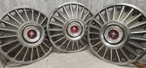 SET OF3 1967 1968 Ford Mustang Hubcaps Wheel Covers 14" Mustang Wheel Caps*READ* - Picture 1 of 9