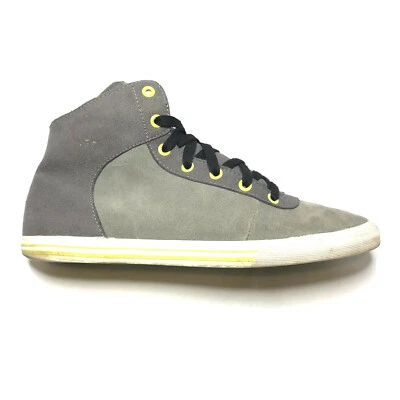 Supra Society Mid Zapatos de Skate Talla 10 USM Gris Verde Neón Skateboarding  Foto 1 de 4