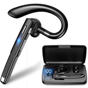 Wireless Bluetooth Headset Kopfhörer Stereo Kabellos Ohrhörer Mikrofon für Handy - Bild 1 von 10