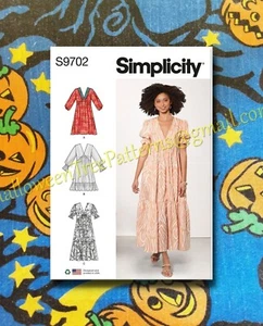 Simplicity 9702 Farmhouse Dress Sewing Pattern Sizes 8-16 s9702 r11704 - Picture 1 of 8