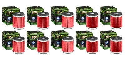Hiflofiltro EO Quality Oil Filter (x 10) Fits YAMAHA WR450F (2003 to 2008) - Image 1 of 4
