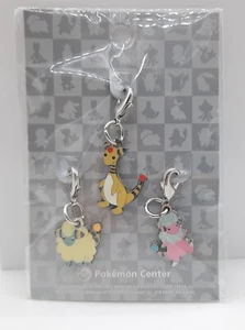 Pokemon Center Mareep Flaaffy Ampharos 1" set portachiavi metallo charm pokedex - Foto 1 di 1