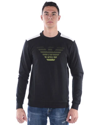 Emporio Armani Ea7 Sudadera con Capucha Hombre Negra 6GPM82 PJO5Z 1200 Talla M HACER OFERTA Foto 1 de 4