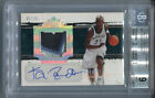 2003-04 UD EXQUISITE KEVIN GARNETT NOBLE NAMEPLATES PATCH AUTO 01/25 BGS 9/10