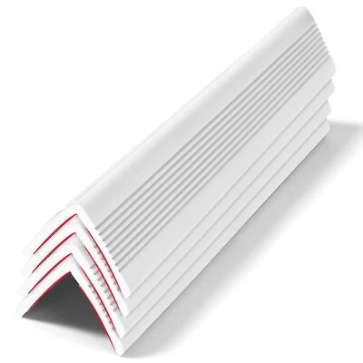 Wall Corner Protectors 4 Pack1.57x1.57x23.62x0.12 inch PVC Double Side Proof ... - Image 1 of 4