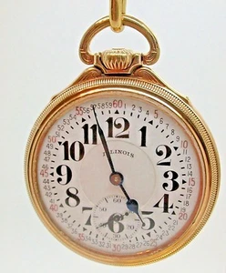 VINTAGE ILLINOIS BUNN SPECIAL 16 SIZE HAMILTON MADE IN 1933 23 JEWEL - 7C - Bild 1 von 12