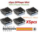 5pcs DFPlayer Mini MP3 Player Module MP3 Voice Module TF Card and USB Disk