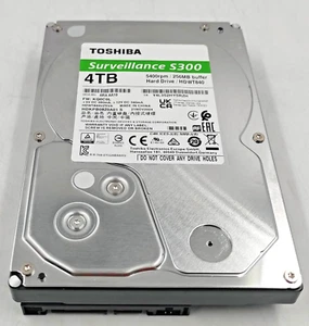 4TB TOSHIBA HDWT840UZSVA SURVEILLANCE S300 3.5" SATA HDD Hard Disk Drive - Afbeelding 1 van 1
