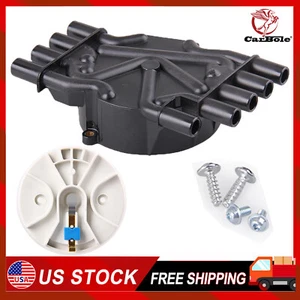 Ignition Distributor Cap 120141 & Rotor for Chevy Cadillac GM V8 5.0L 5.7L DR474 - Picture 1 of 12