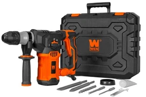 WEN RH1042 12-Amp 1-3/16-Inch Variable Speed SDS Plus Corded Rotary Hammer Kit - Picture 1 of 6