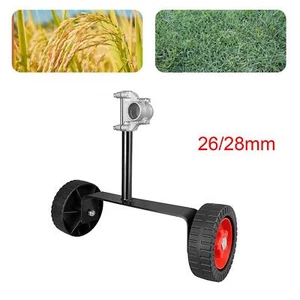 Grass Trimmer Support Wheel, 12 Cm Diameter, Adjustable Replacement Accessories, - Picture 1 of 15